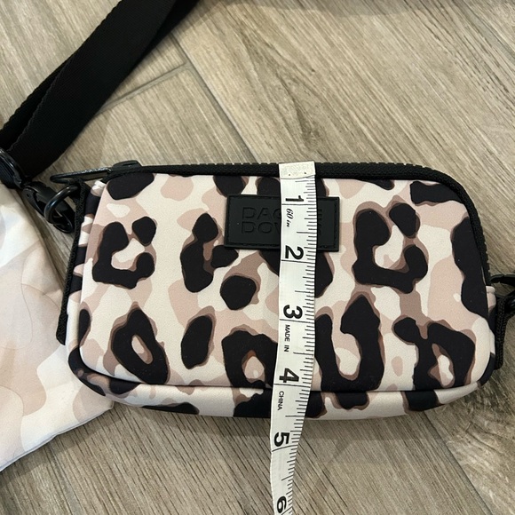 Dagne Dover Animal Print Crossbody Bag with Black Strap - Picture 5 of 6